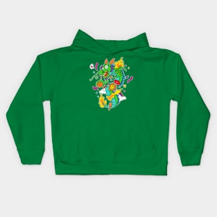 Flying Anime Dragon Kids Hoodie